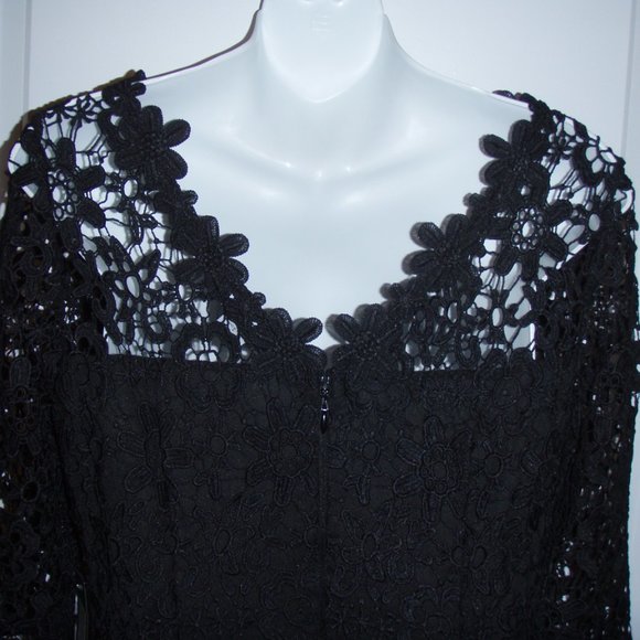 NWT Bebe Little Black Dress Party Evening Occasion, Size 6 - Picture 4 of 9